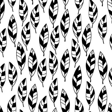 Leaves chaotic pattern