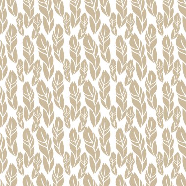 Feather doodle pattern