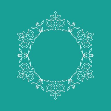 Monogram Çerçeve çizgileri