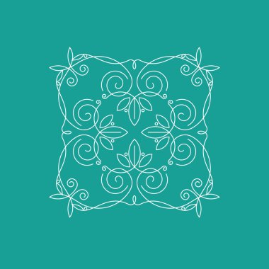 Monogram Çerçeve çizgileri