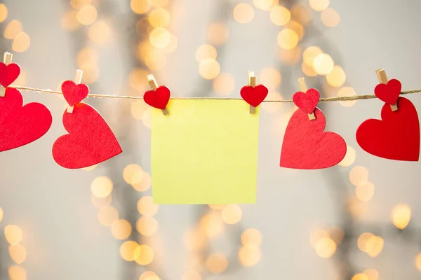 하트와 하트가 끈적끈적 로맨틱 발렌틴의 컨셉트 — 스톡 사진