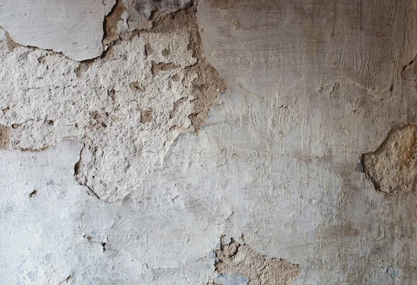 Concreto viejo grundge rústico gris pared fondo textura, envejecido agrietado pared diseño elemento — Foto de Stock