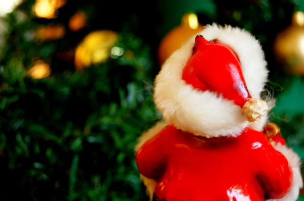 Santa Claus na choinkę — Zdjęcie stockowe