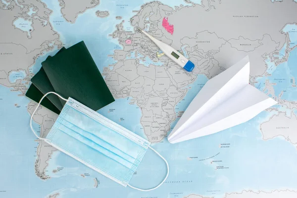 Travel concept, travelling during coronavirus pandemic