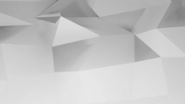 Soyut Çokgen 3D Hareket Arkaplan Video Şablonu