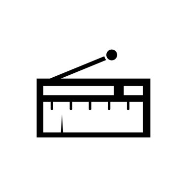 Radyo simgesi tasarımı premium vektör şablonu. Tamamen düzenlenebilir ve izole edilmiş arkaplan