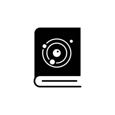 Astronot Uzay Kitabı Simge Vektör Şablonu EPS10 Dosyası