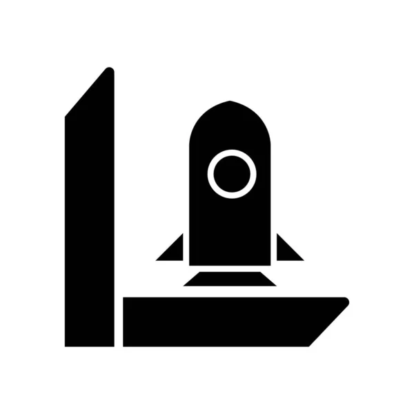 Spacship Base Icon Vector Template EPS10 File — 图库矢量图片