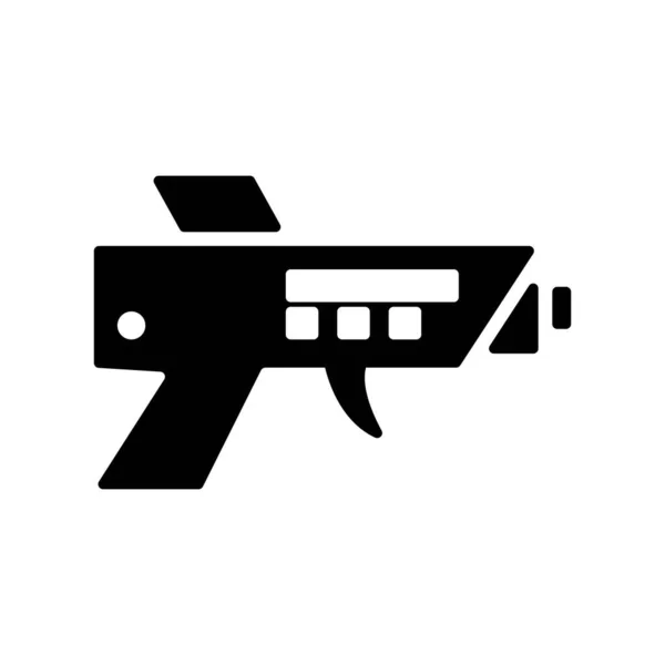 Futuristisch laserpistool Icoon vectorsjabloon EPS10-bestand — Stockvector