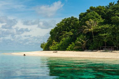 Sipadan 'da sakin ve güzel bir sahil, Malezya' da ulusal bir park, ünlü çünkü önemli bir dalış cenneti.