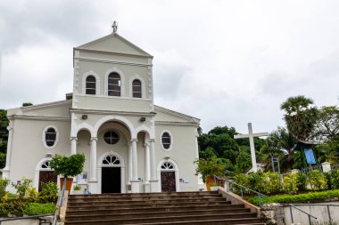 Victoria, Seyşeller, 04.05.2021. Lekesiz Gebelik Katedrali (Meryem Ana 'mızın Katedrali, Victoria Katedrali), Seyşeller' in ana katolik kilisesi..