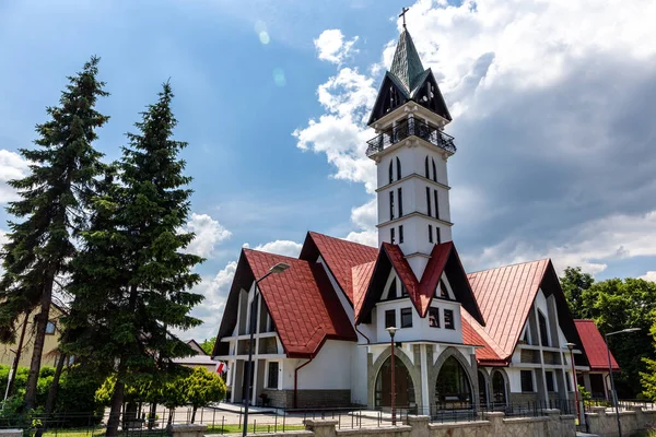 Cisiec Silezya Voyvoda Polonya Daki Aziz Maximilian Maria Kolbe Adanmış — Stok fotoğraf