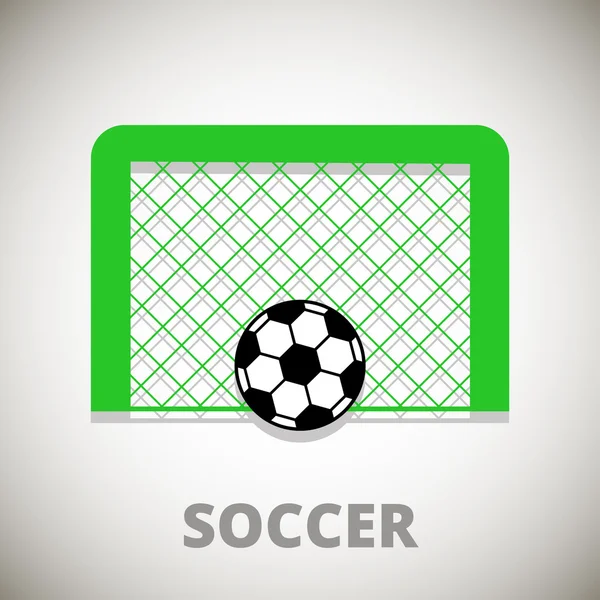 topun önünde futbol kapısı simgesi