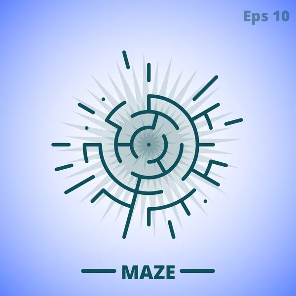 soyut bir sürümde geçilen labirent