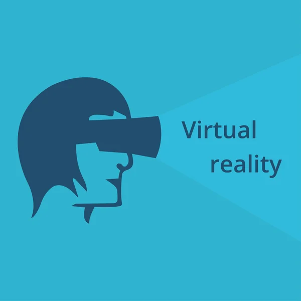 sanal gerçeklik gözlük yüzünde yan görünüm