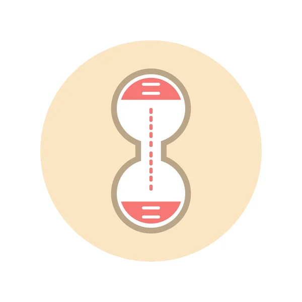 Kum saati simgesi düz