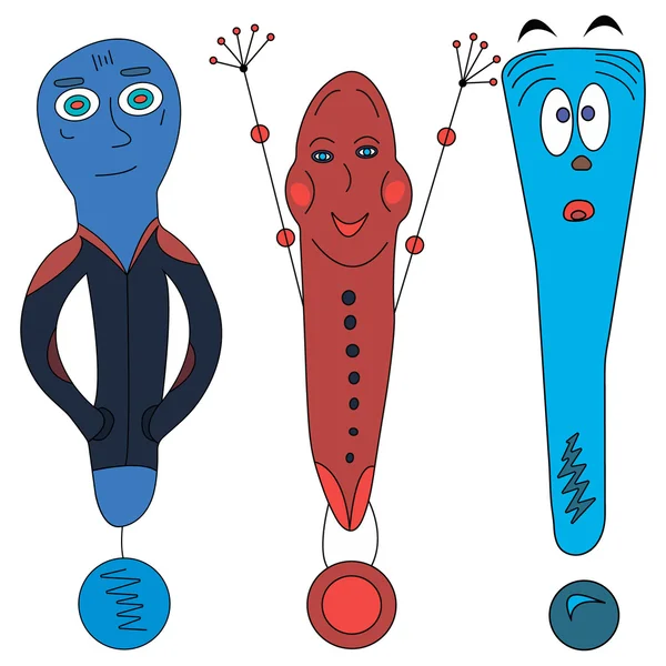 Erkekler şeklinde üç ünlem işareti