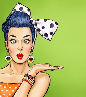 Pop art kız