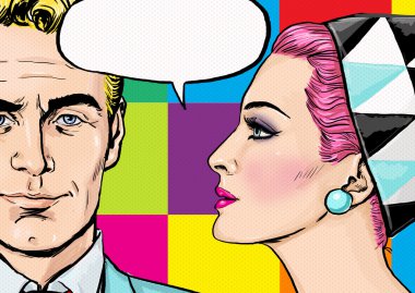 Çift tr. Pop Art Couple.Pop sanat aşk. Sevgililer günü kartpostal. Hollywood film sahnesi. Pop Art illüstrasyon Pop sanat aşkı seviyorum. Sevgililer günü kartpostal. Gerçek aşk. Film Afişi. Çizgi roman aşk.