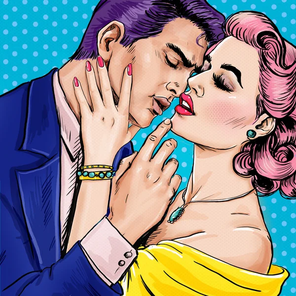 Love couple.Pop Art Couple.Pop Art love. Valentines day postcard. Hollywood movie scene. Love Pop Art illustration Pop Art love. Valentines day postcard. Real love. Movie poster. Comic book love. male — Stock Image Love couple.Pop Art Couple.Pop Art love. Valentines day postcard. Hollywood movie scene. Love Pop Art illustration Pop Art love. Valentines day postcard. Real love. Movie poster. Comic book love. male Royalty Free Stock Photos