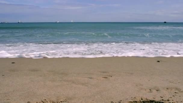 穏やかな海の波 — ストック動画