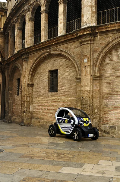 Valencia police car — Stock Photo, Image