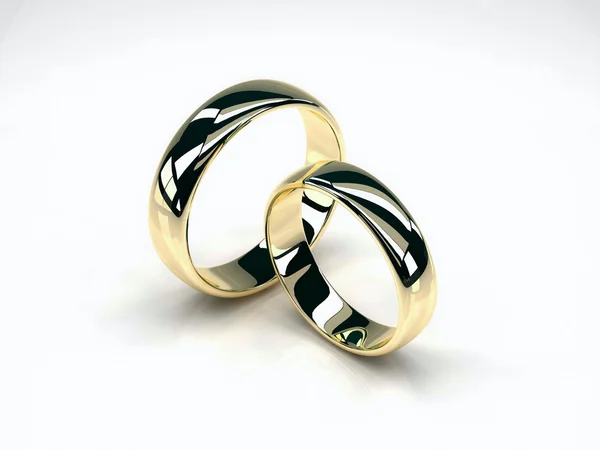 Обручальные кольца — стоковое фото