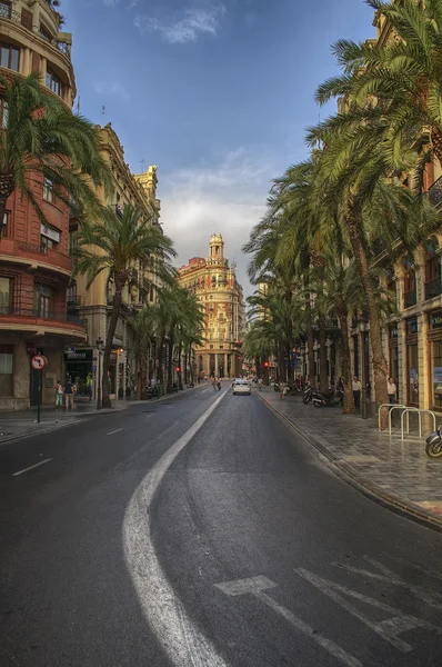 Deserted city streets — Stock Photo, Image