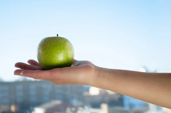 Green apple — Stock Photo, Image