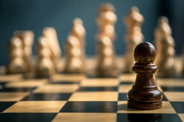 Wooden chess — Stock Photo, Image