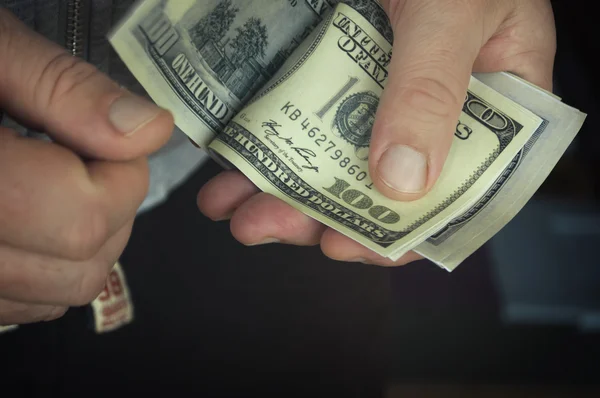 Money in the hands — Stock Photo, Image