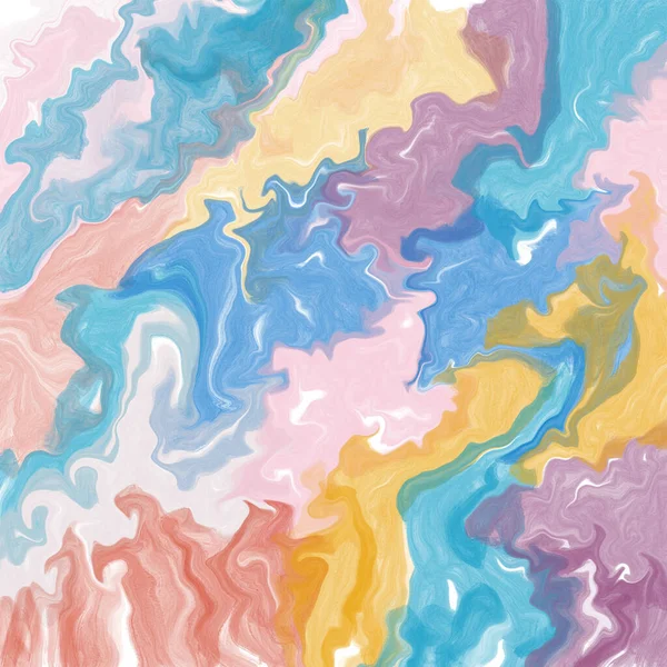 Kolorowe Abstrakcyjne Płynne Tło Płynna Faktura Marmuru — Zdjęcie stockowe