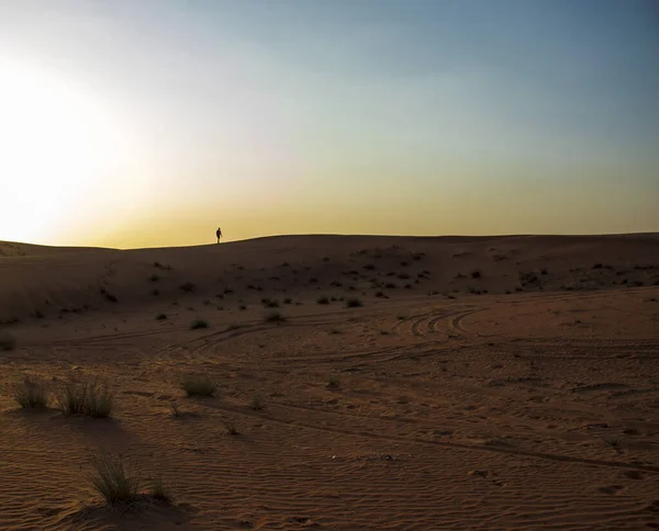 Imagen Niño Desierto Aire Libre — Foto de Stock