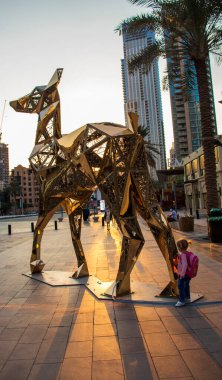 Öğleden sonra Dubai şehir merkezinde. BAE