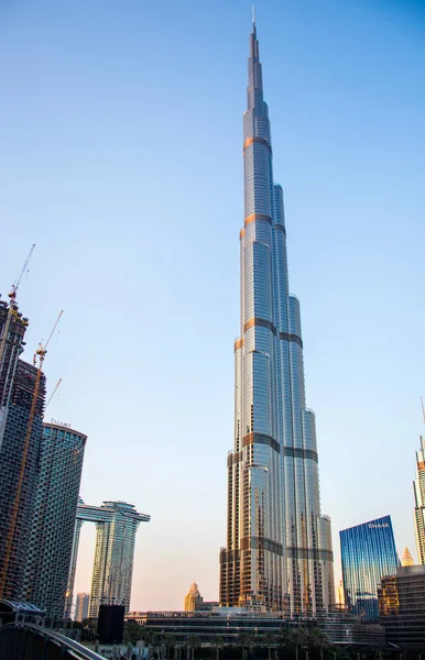 View Tallest Building World Burj Khalifa Dubai Uae — Foto de Stock