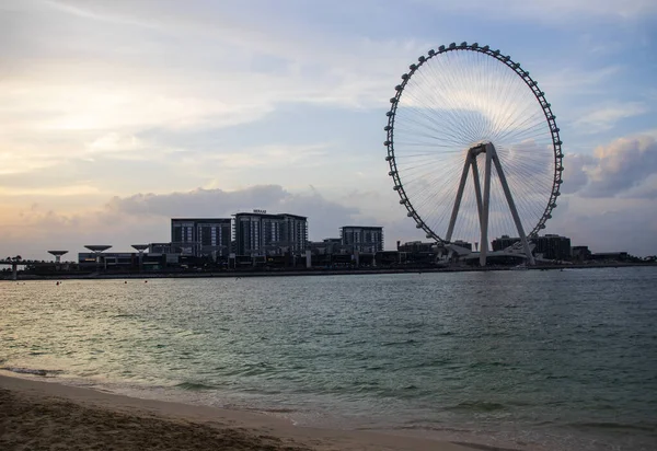 Dubai Dubai Deki Meraas Yakınlarında Bulunan Dünyanın Uzun Dönme Dolabı — Stok fotoğraf