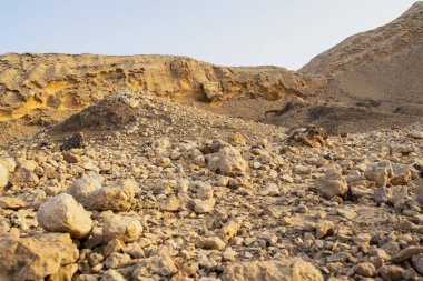 Şeriat Emirliğinin Buhais bölgesinde Jebels olarak bilinen 93 milyon yıllık kaya oluşumları,