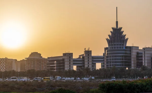 Dubai, BAE - 03.19.2021 Dubai Silikon Oasis Head Quarters binası.
