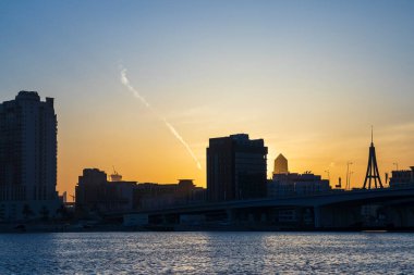 Dubai, BAE - 04.17.2021 Dubai Al Jadaf bölgesi