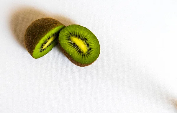 Close Tiro Uma Fruta Kiwi — Fotografia de Stock