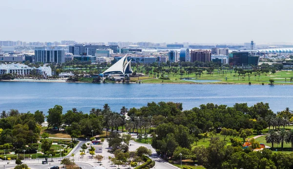 Dubai Bae 2021 Bir Dere Parkı Çocuk Şehri Manzarası Ayrıca — Stok fotoğraf