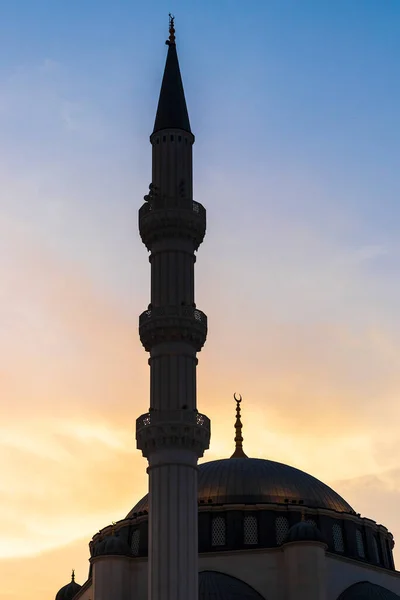 Sharjah Uae 2021 Sharjah Mosque Evening Hour — Stock Photo, Image