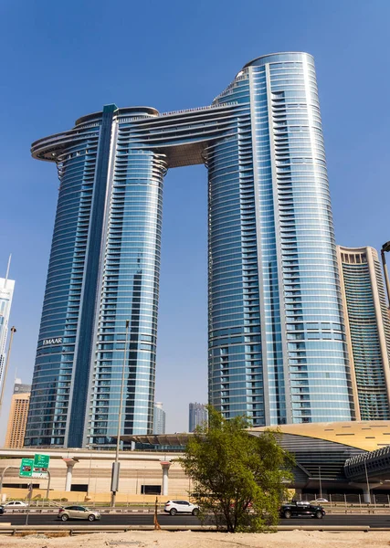 Dubai Verenigde Arabische Emiraten 2021 Adres Sky View Hotel Dubai — Stockfoto