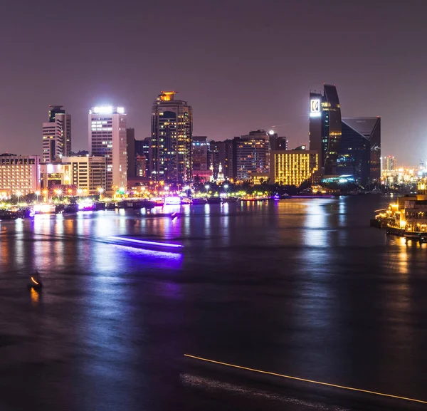 Dubai Uae 2021 Old Town Night — Foto de Stock