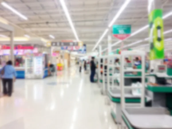 Supermercato negozio sfocato per lo sfondo — Foto Stock