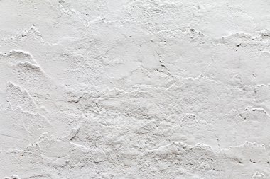 Beton duvar doku ve arka plan beyaz boyalı.