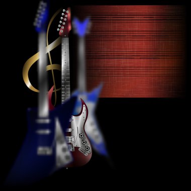 elektrik gitar farklı uçaklarda