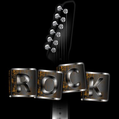 boyun ile kelime rock gitar