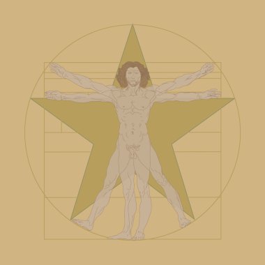 Vitruvius Adamı, Leonardo da Vinci