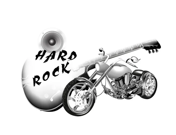 Hard rock — Stok Vektör